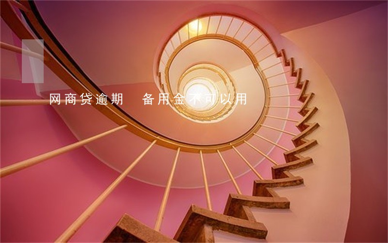 网商贷逾期 备用金不可以用 网商贷逾期 备用金不可以用